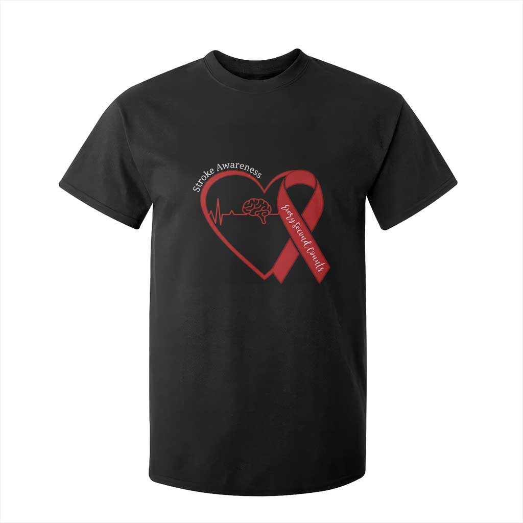 Stroke Support T Shirt For Kid Stroke Survivor Warrior Brain Attack