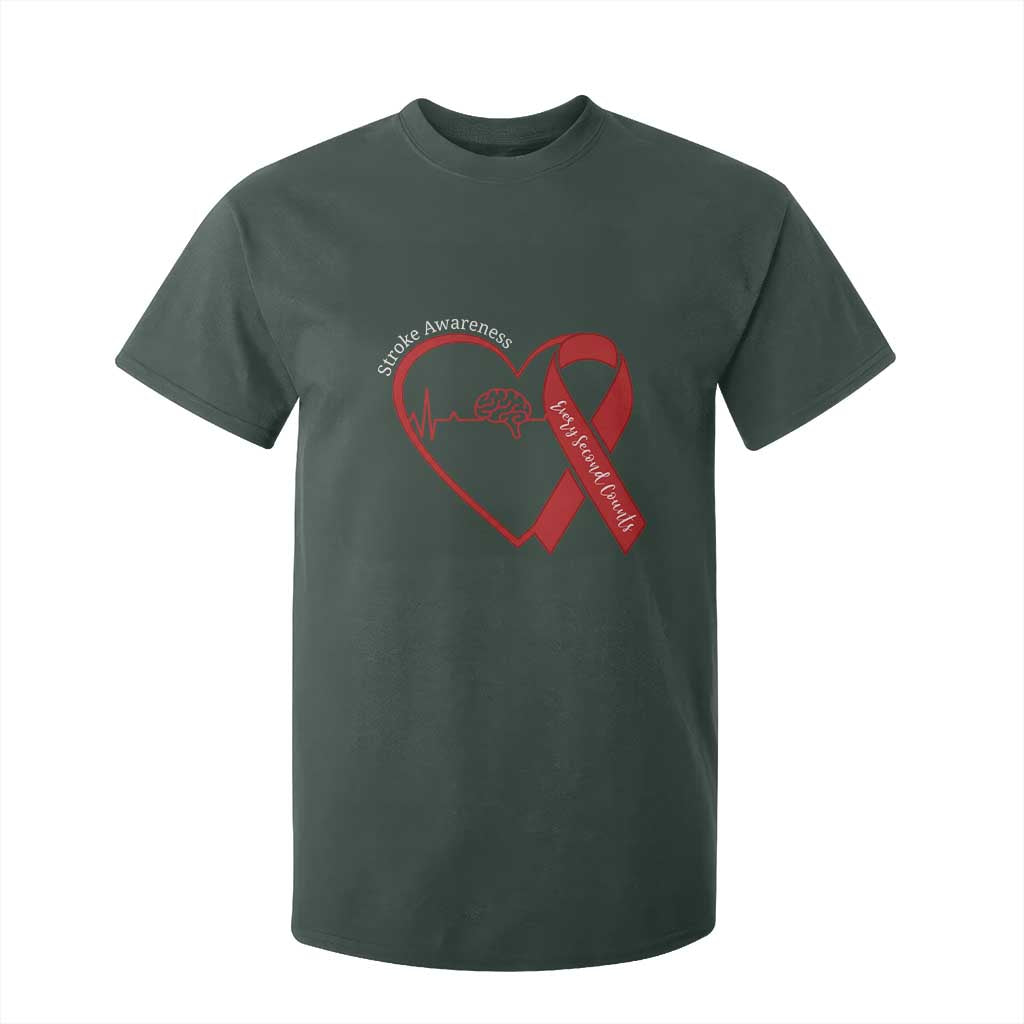 Stroke Support T Shirt For Kid Stroke Survivor Warrior Brain Attack