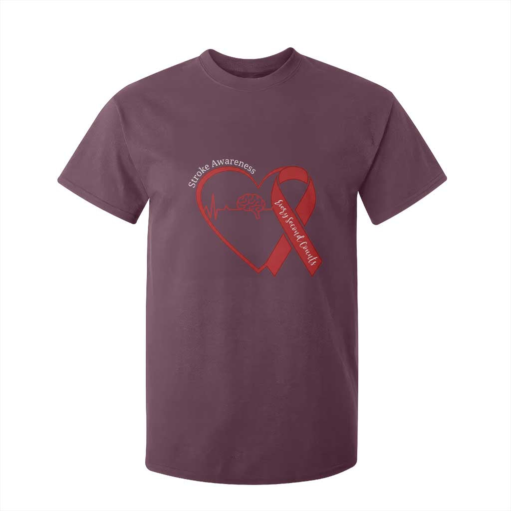 Stroke Support T Shirt For Kid Stroke Survivor Warrior Brain Attack