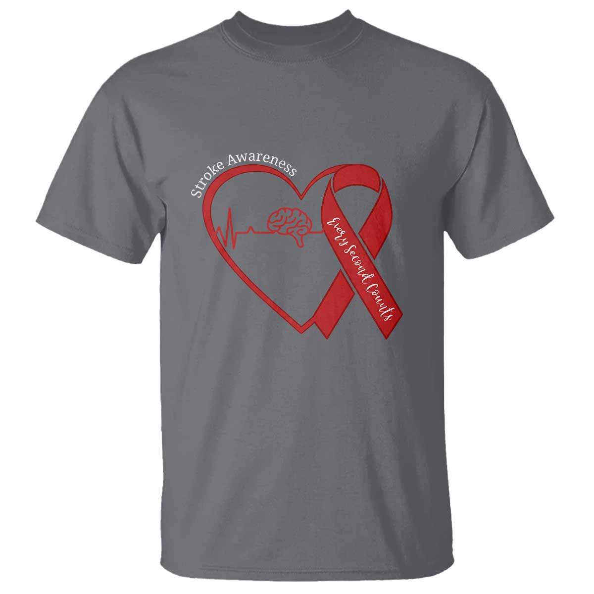Stroke Support T Shirt Stroke Survivor Warrior Brain Attack