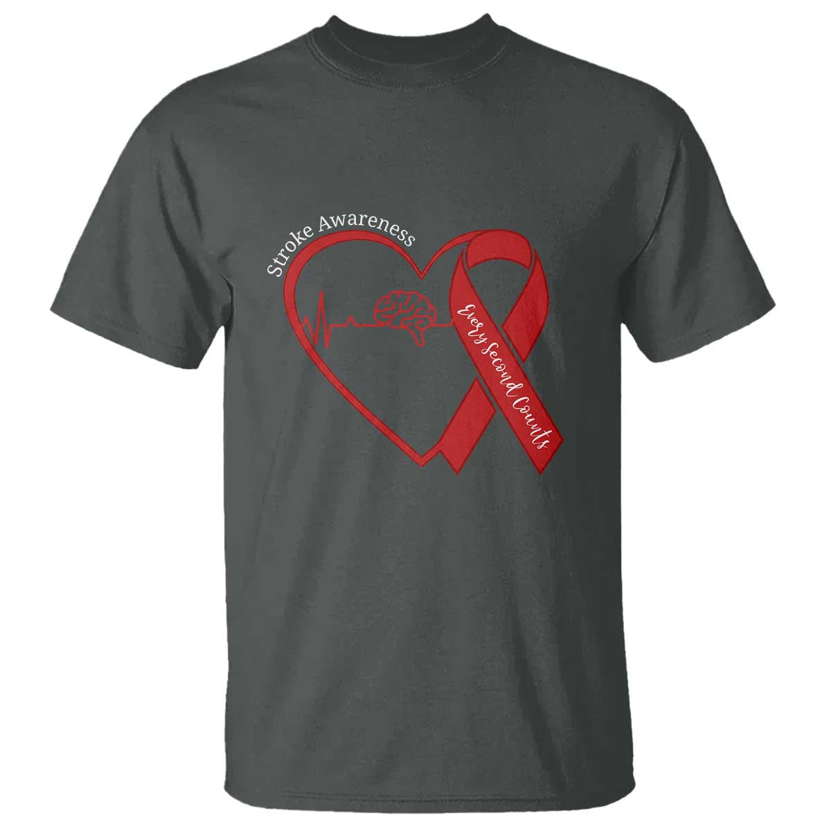 Stroke Support T Shirt Stroke Survivor Warrior Brain Attack