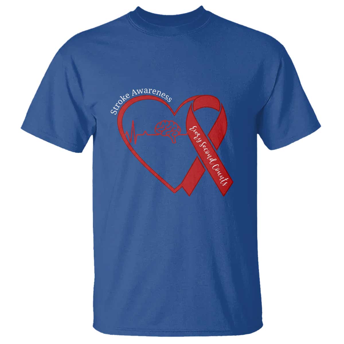 Stroke Support T Shirt Stroke Survivor Warrior Brain Attack