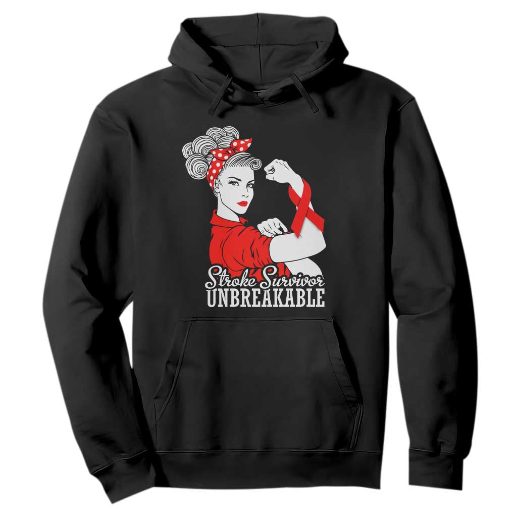Stroke Survivor Unbreakable Hoodie Stroke Support Gift