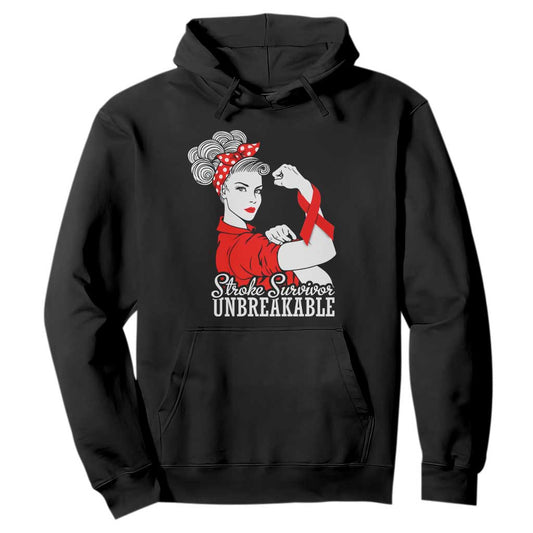 Stroke Survivor Unbreakable Hoodie Stroke Support Gift