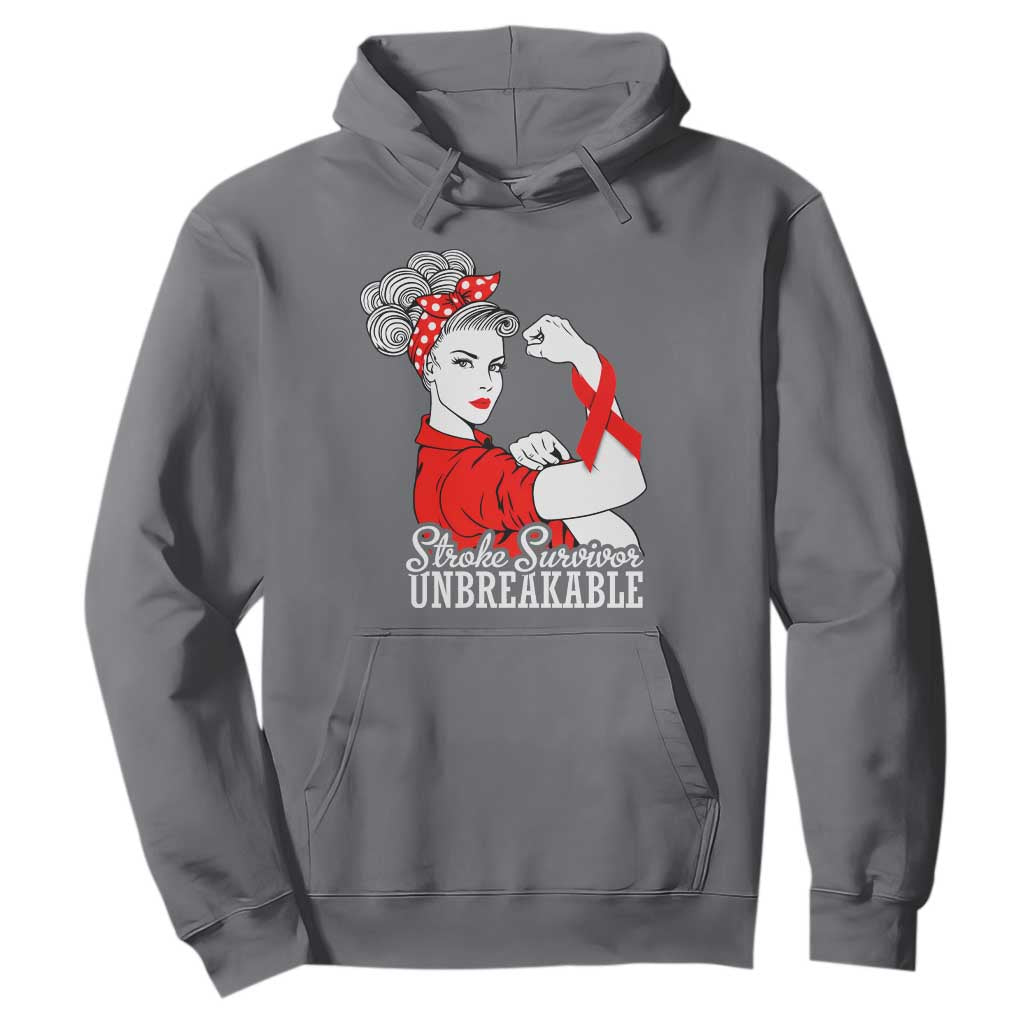 Stroke Survivor Unbreakable Hoodie Stroke Support Gift