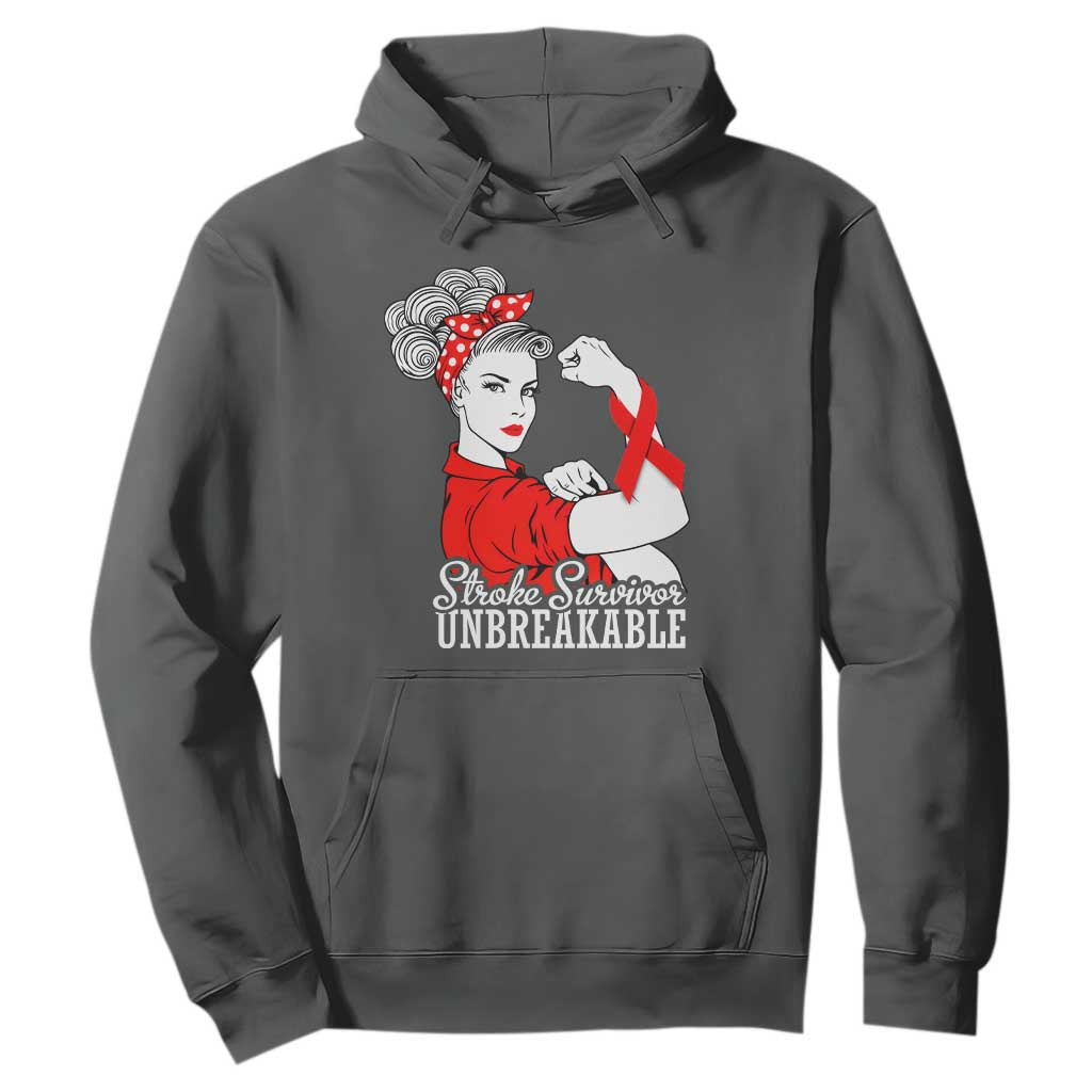 Stroke Survivor Unbreakable Hoodie Stroke Support Gift