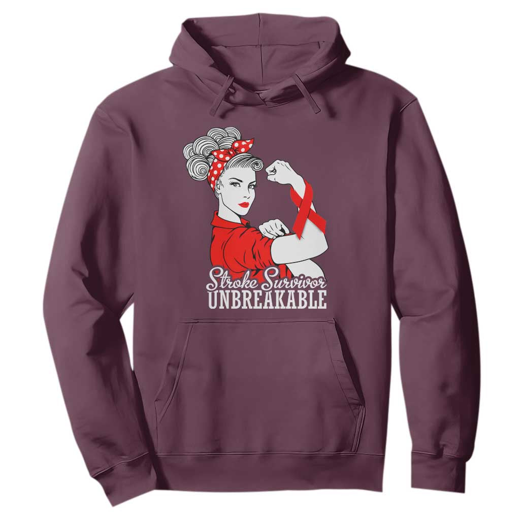 Stroke Survivor Unbreakable Hoodie Stroke Support Gift