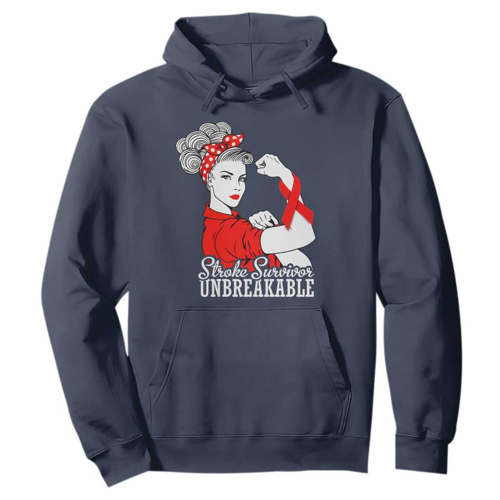 Stroke Survivor Unbreakable Hoodie Stroke Support Gift