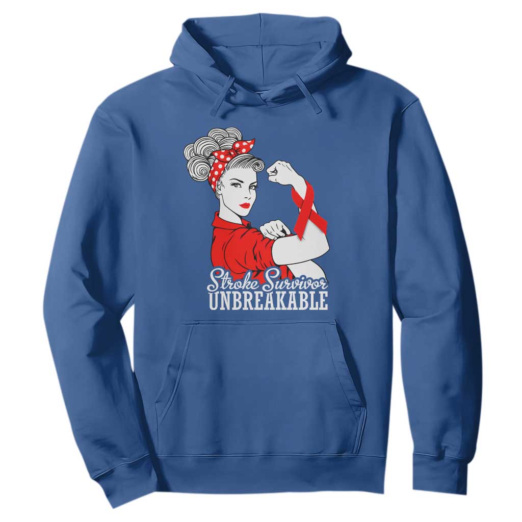 Stroke Survivor Unbreakable Hoodie Stroke Support Gift