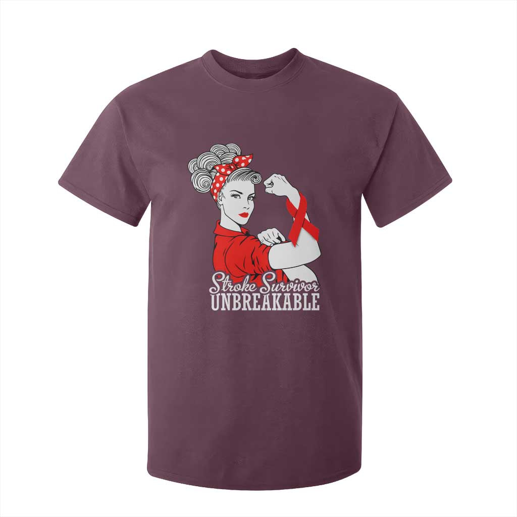 Stroke Survivor Unbreakable T Shirt For Kid Stroke Support Gift