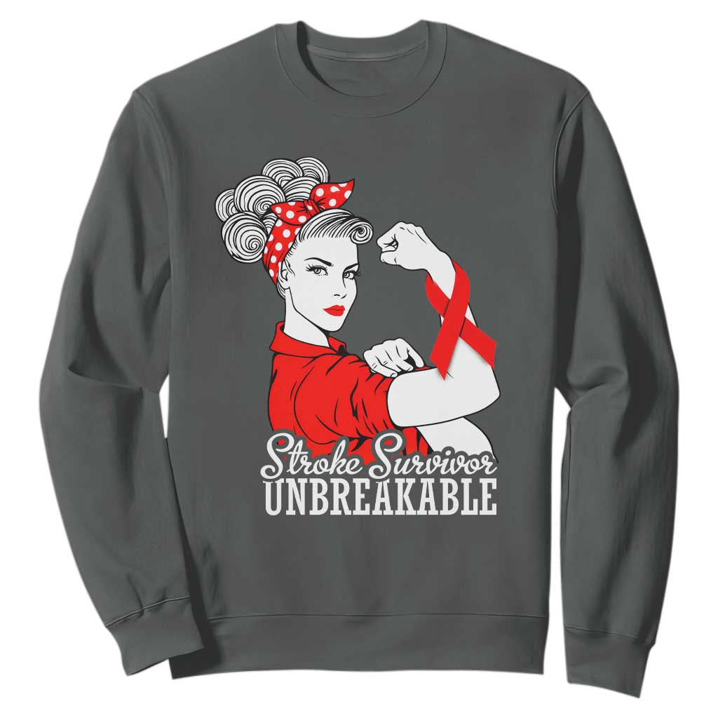 Stroke Survivor Unbreakable Sweatshirt Stroke Support Gift