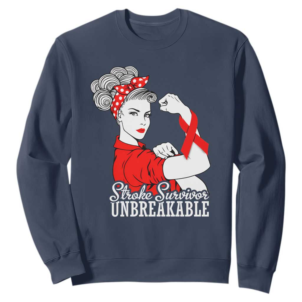Stroke Survivor Unbreakable Sweatshirt Stroke Support Gift