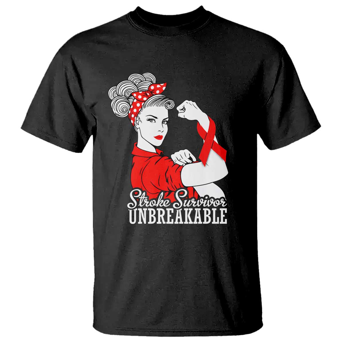 Stroke Survivor Unbreakable T Shirt Stroke Support Gift
