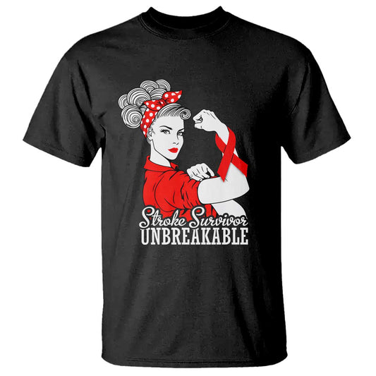 Stroke Survivor Unbreakable T Shirt Stroke Support Gift