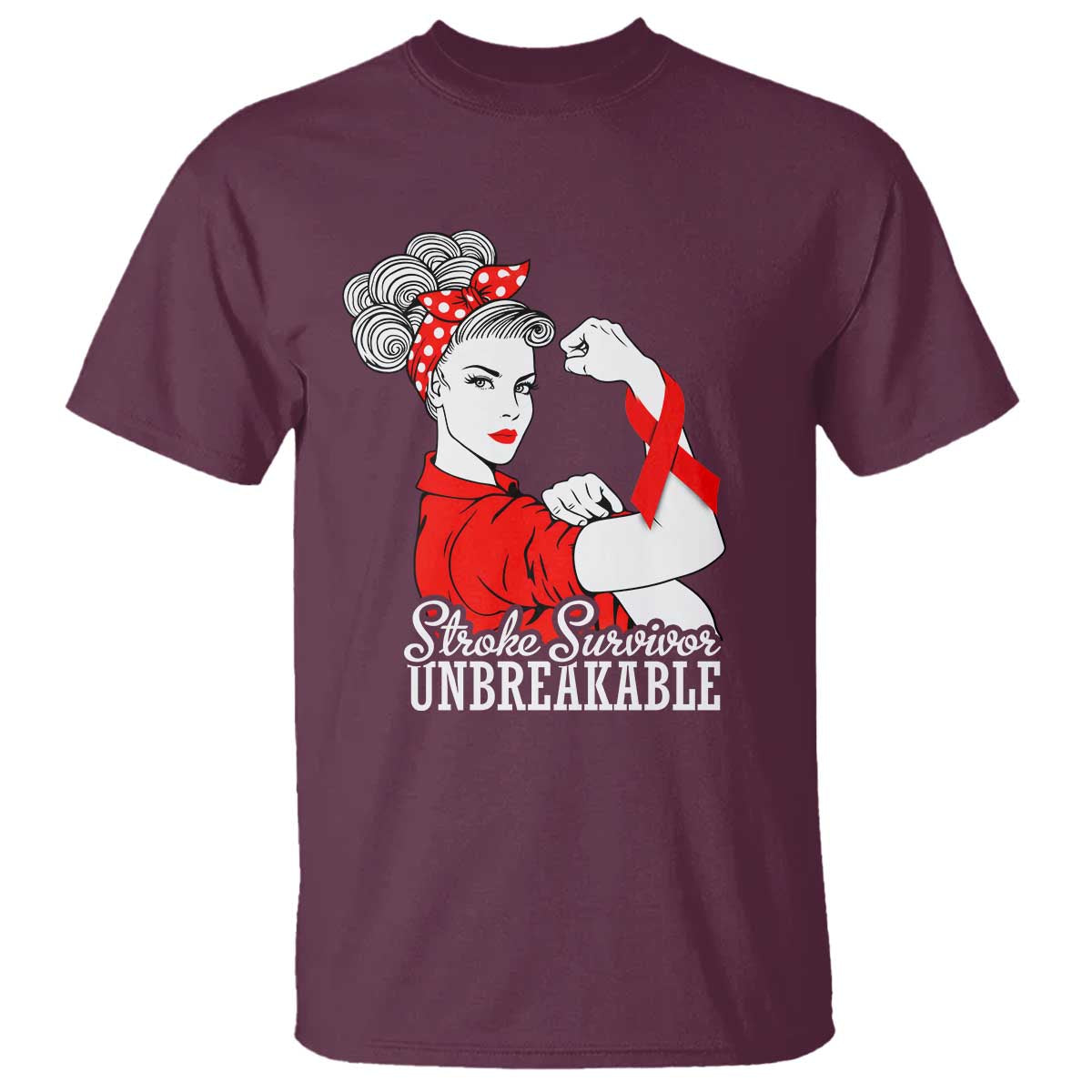 Stroke Survivor Unbreakable T Shirt Stroke Support Gift