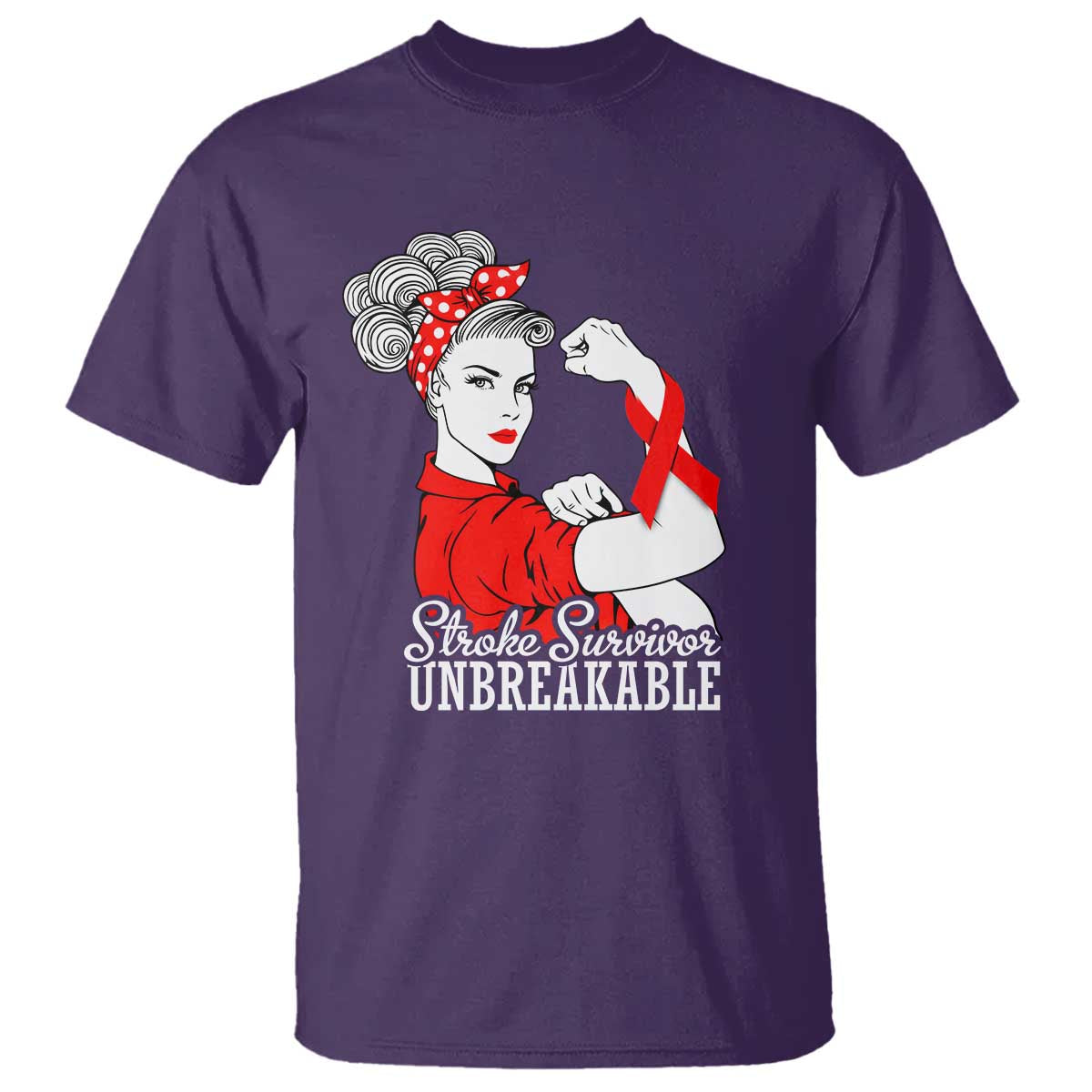 Stroke Survivor Unbreakable T Shirt Stroke Support Gift