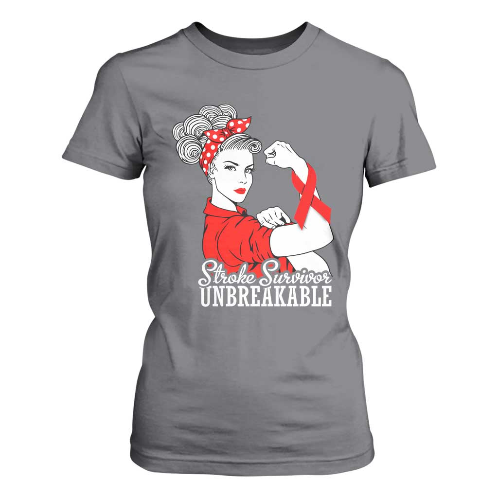 Stroke Survivor Unbreakable T Shirt For Women Stroke Support Gift