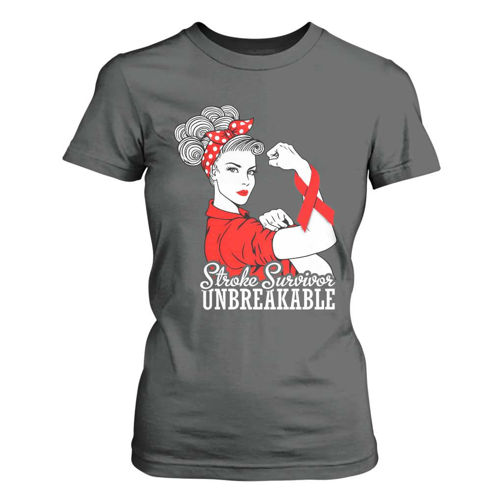 Stroke Survivor Unbreakable T Shirt For Women Stroke Support Gift
