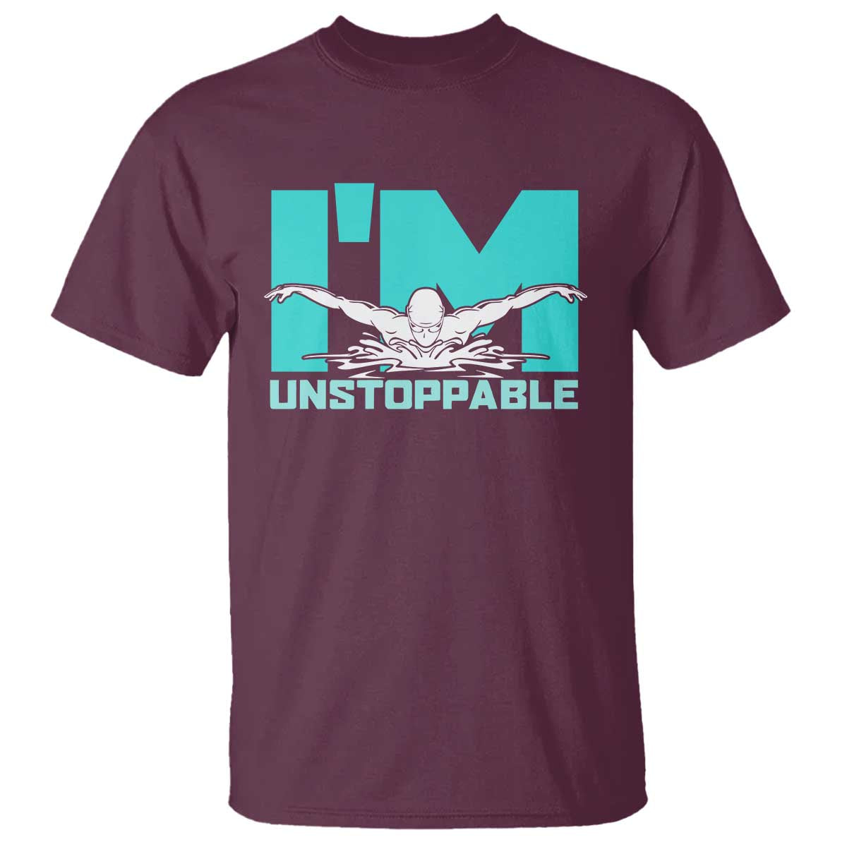 funny-swimming-t-shirt-im-unstoppable-swim-cool-practice-butterfly-swimming