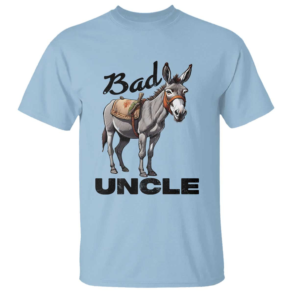 funny-badass-uncle-t-shirt-bad-uncle-donkey-fathers-day