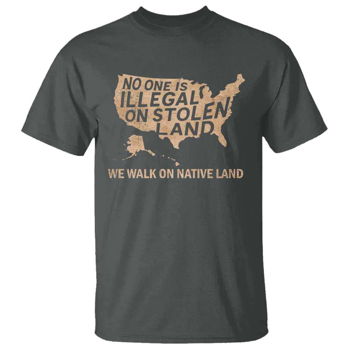 no-one-is-illegal-on-stolen-land-t-shirt-we-walk-on-native-land-vintage-american-map