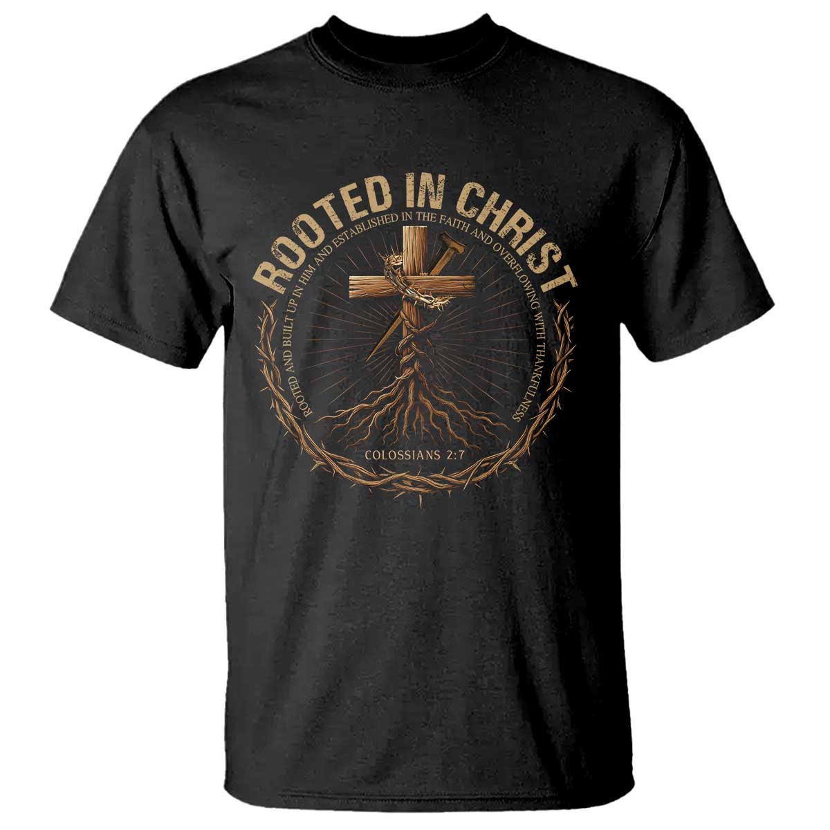 rooted-in-christ-t-shirt-jesus-christian-cross-bible-verse