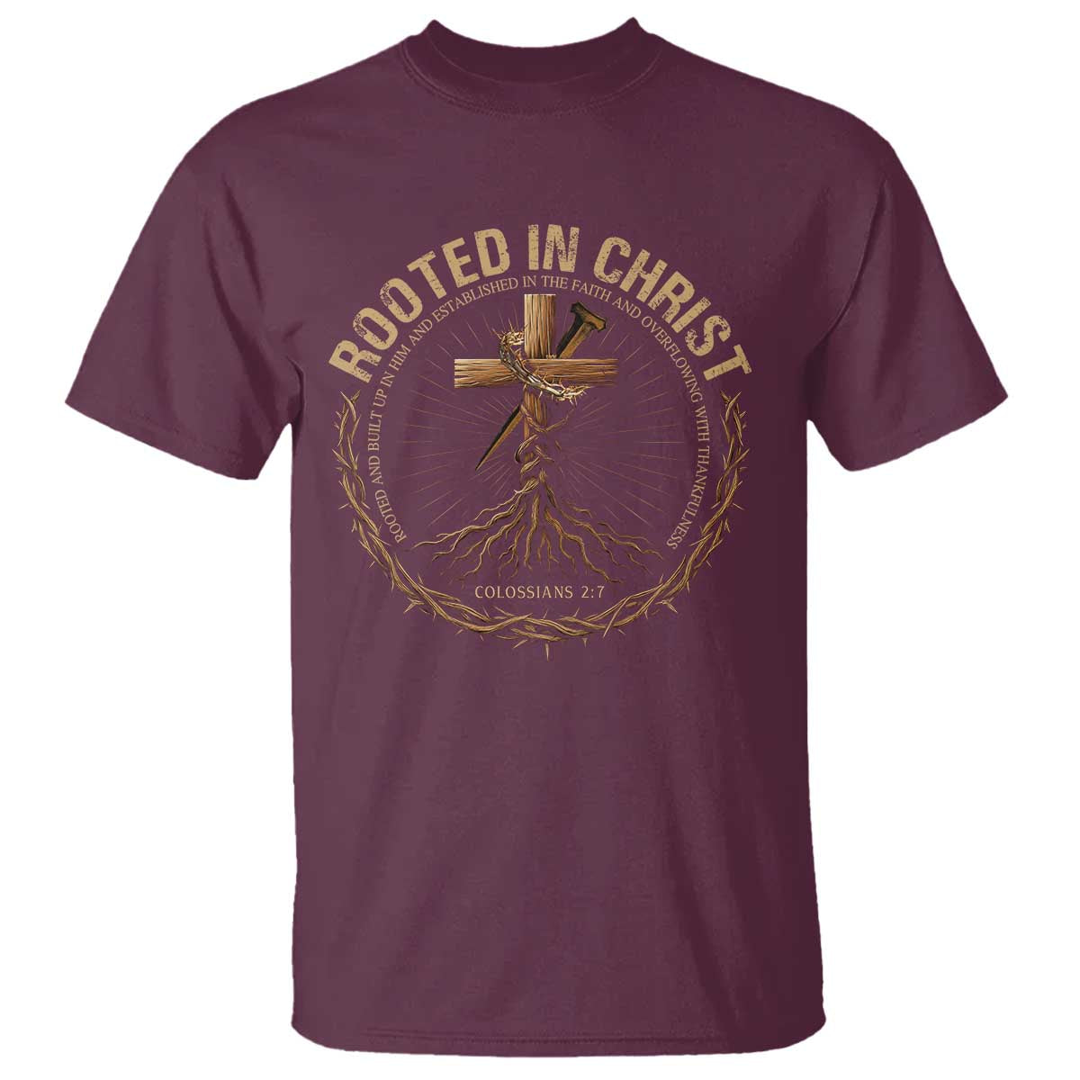 rooted-in-christ-t-shirt-jesus-christian-cross-bible-verse