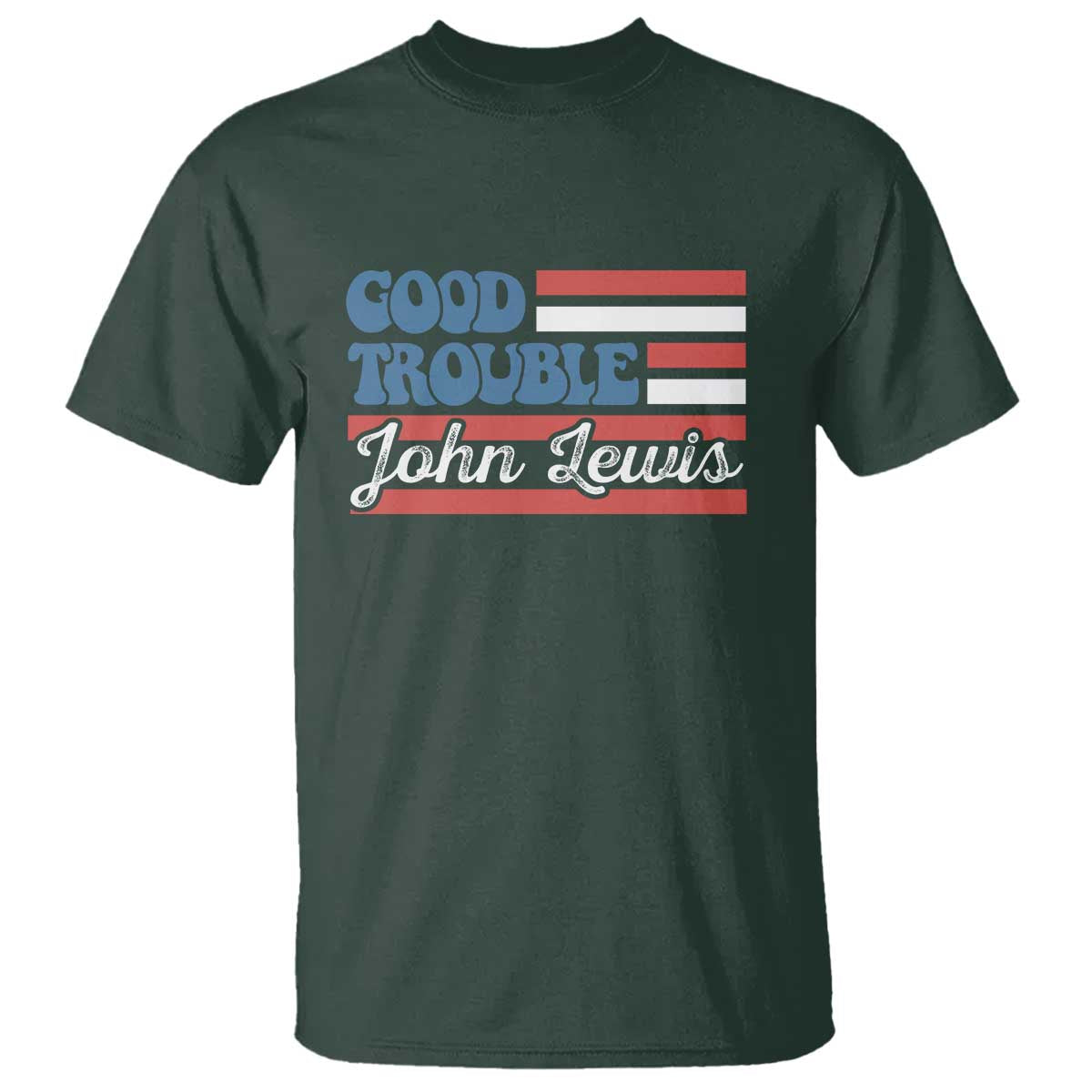 funny-john-lewis-good-trouble-t-shirt-vintage-american-flag