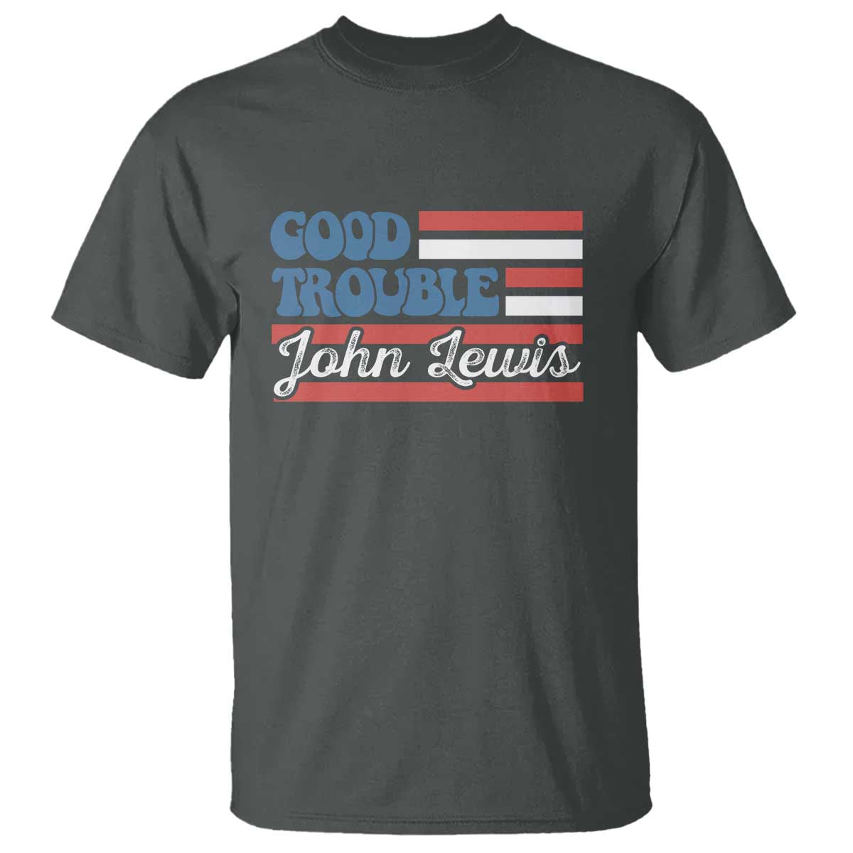 funny-john-lewis-good-trouble-t-shirt-vintage-american-flag