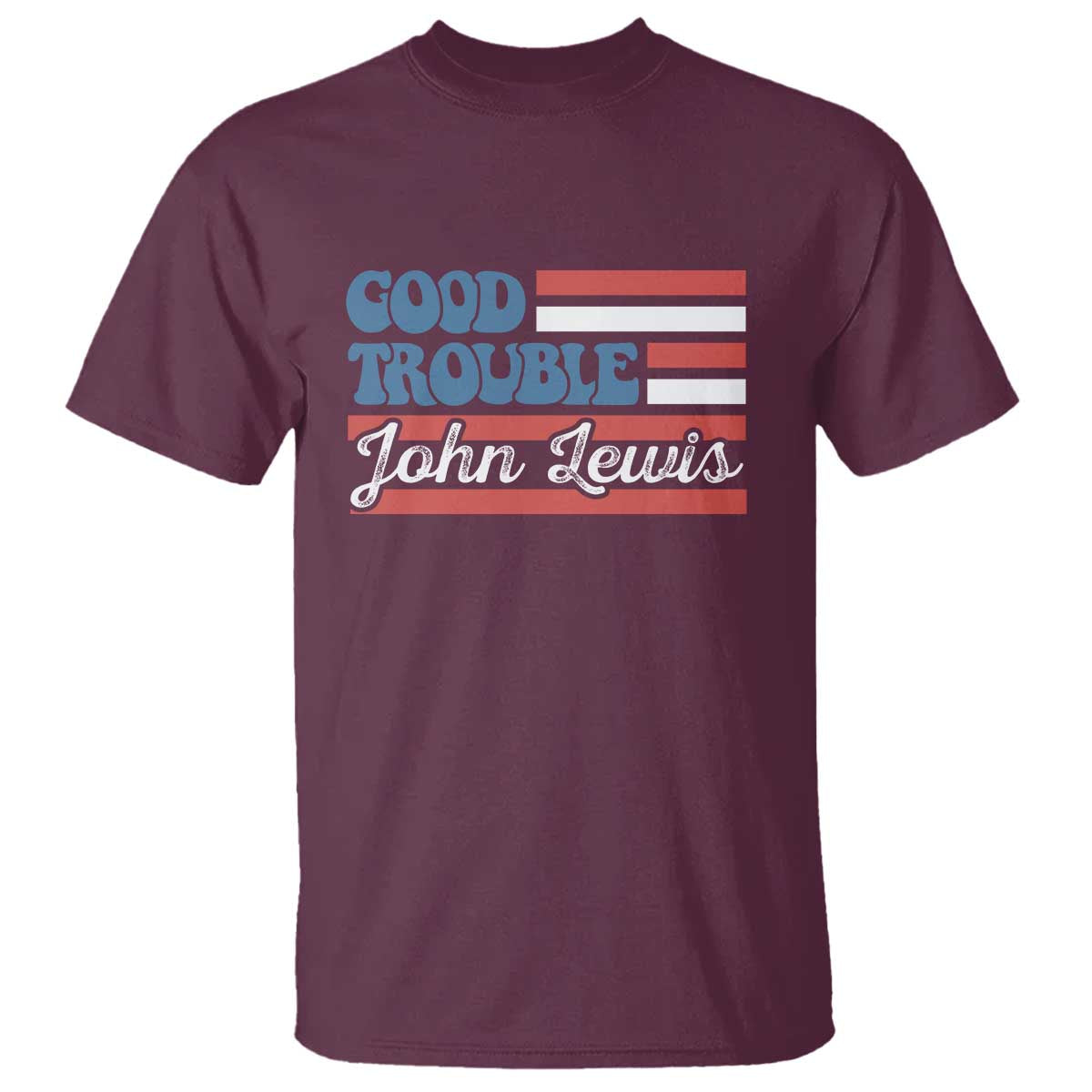 funny-john-lewis-good-trouble-t-shirt-vintage-american-flag