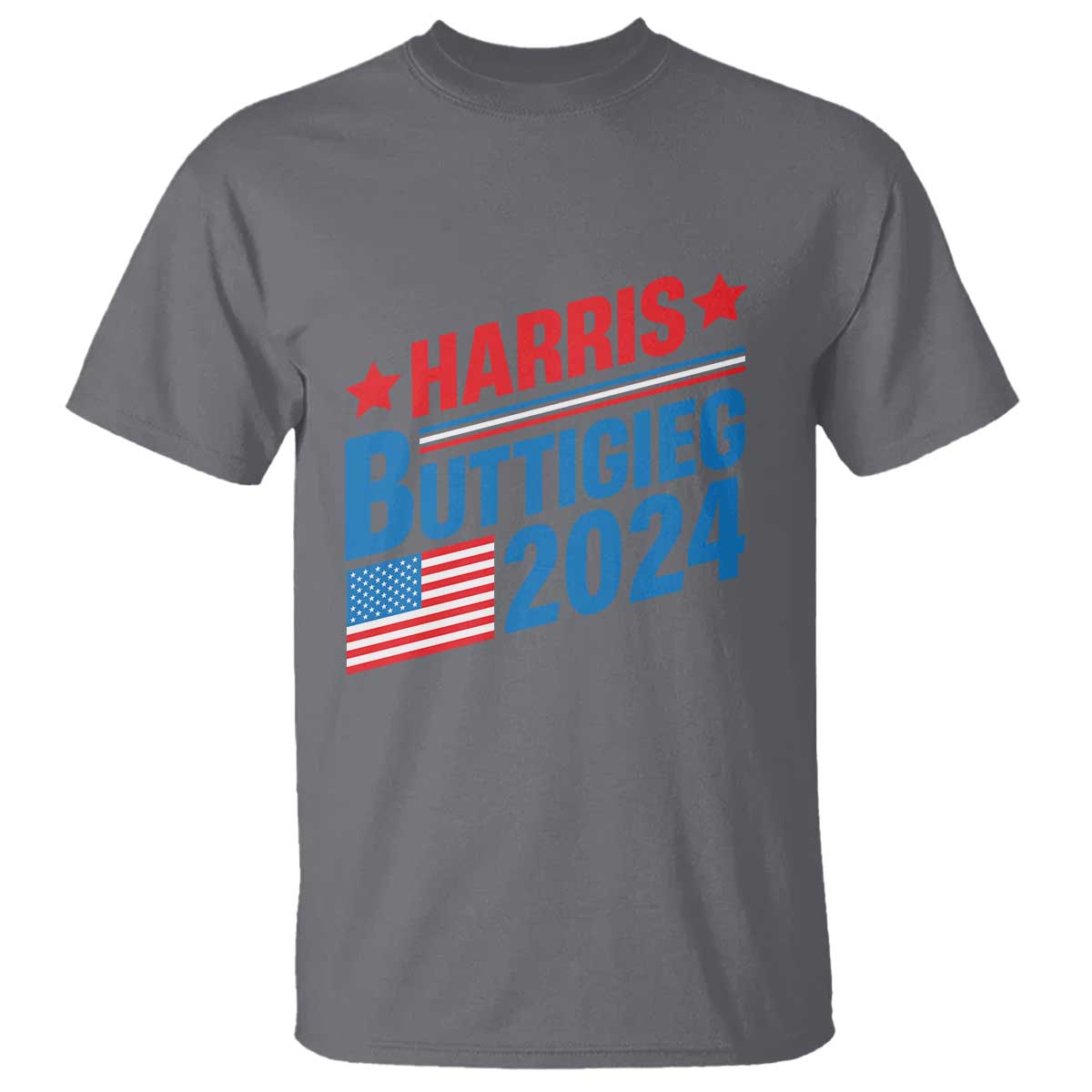 harris-buttigieg-2024-t-shirt-presidential-election-american-flag