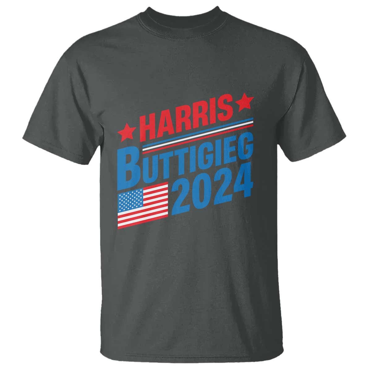 harris-buttigieg-2024-t-shirt-presidential-election-american-flag