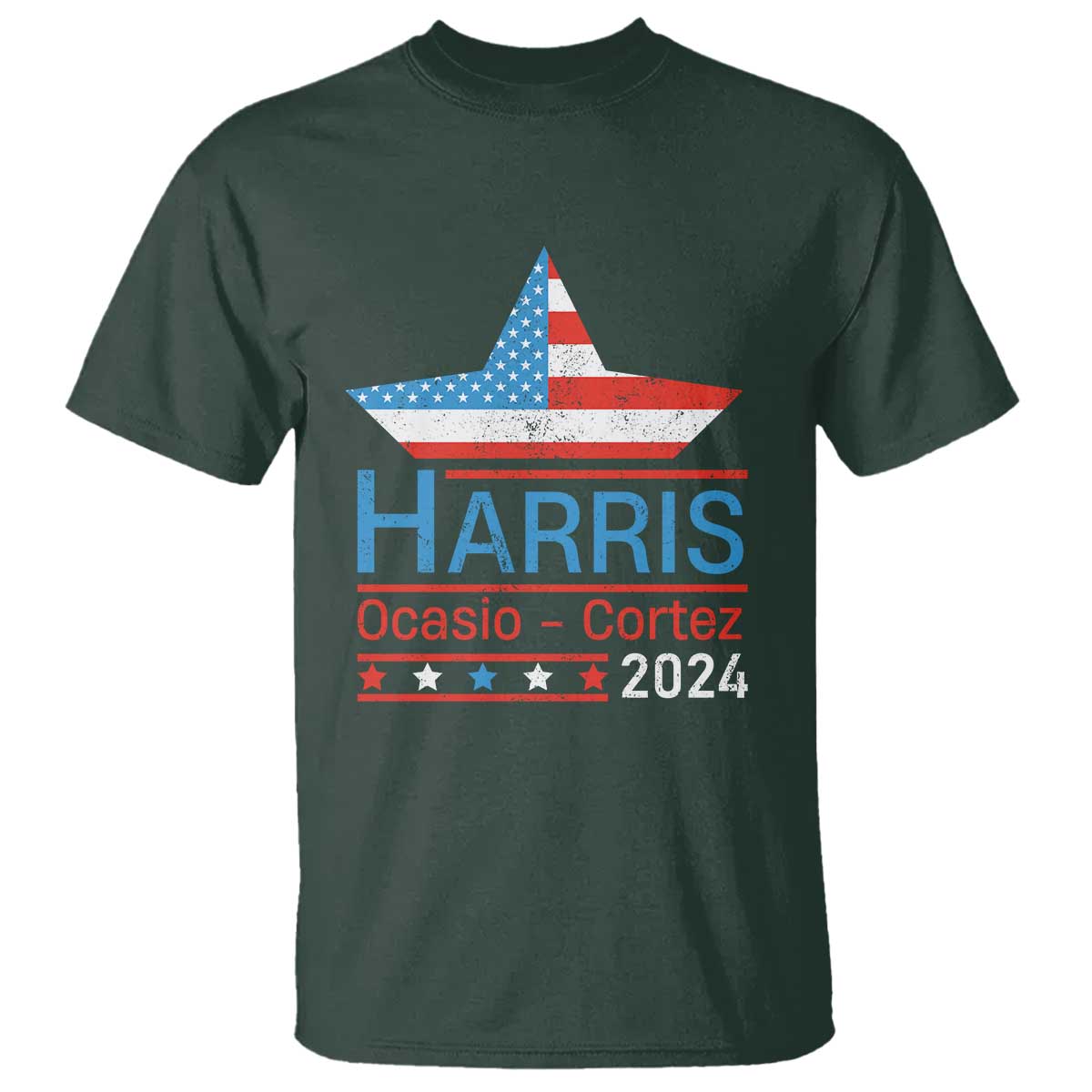 harris-ocasio-cortez-2024-t-shirt-american-flag-election-star
