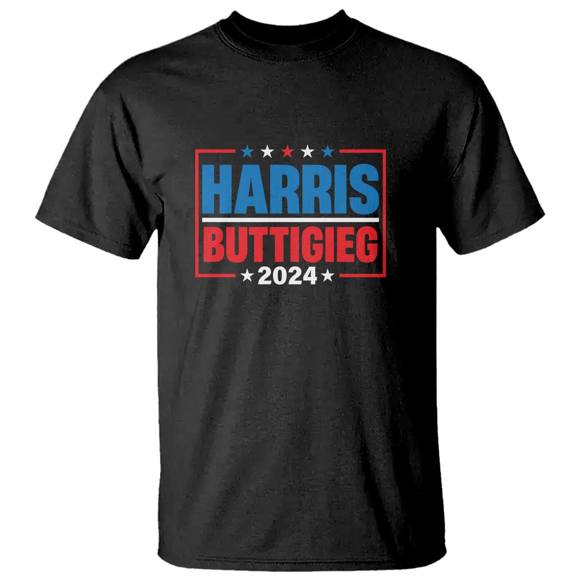harris-buttigieg-2024-t-shirt-presidential-election-american-flag-star
