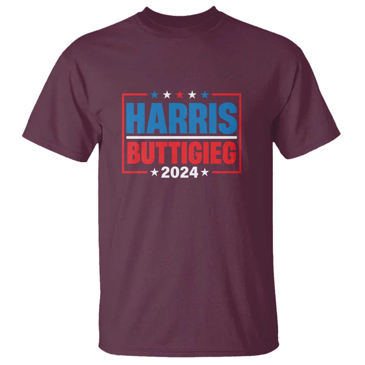 harris-buttigieg-2024-t-shirt-presidential-election-american-flag-star