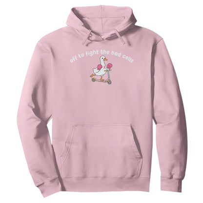 Funny Goose Breast Cancer Support Hoodie Off To Fight The Bad Cells