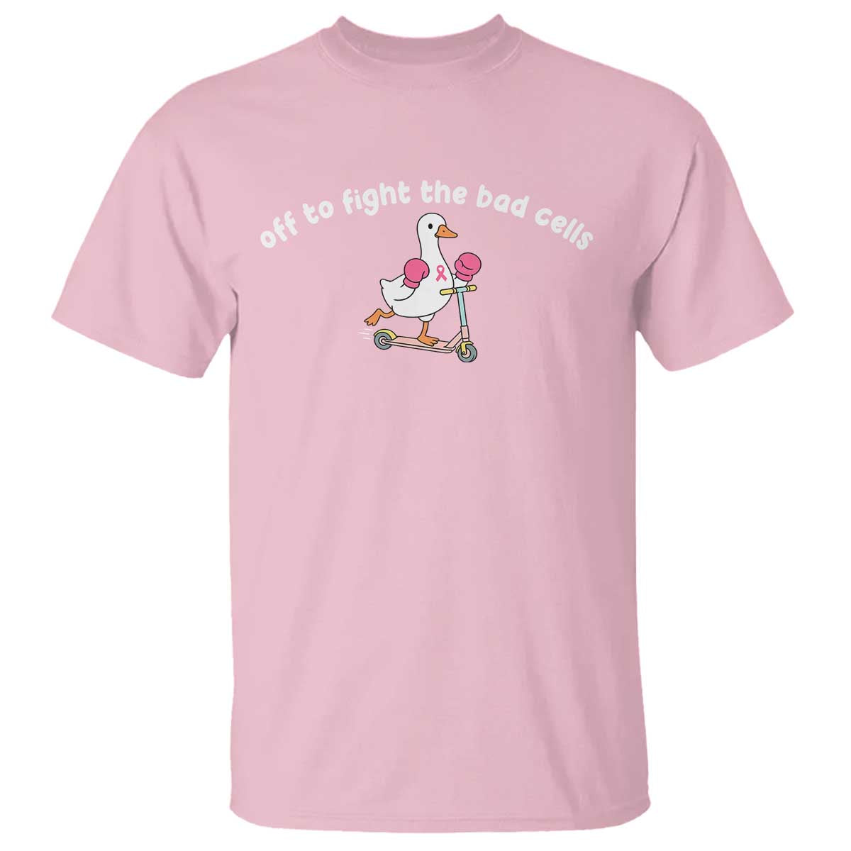 Funny Goose Breast Cancer Support T Shirt Off To Fight The Bad Cells