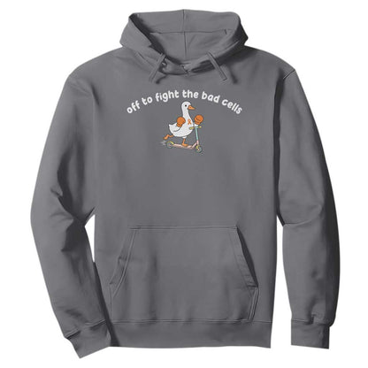 Funny Goose Leukemia Cancer Support Hoodie Off To Fight The Bad Cells