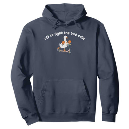 Funny Goose Leukemia Cancer Support Hoodie Off To Fight The Bad Cells