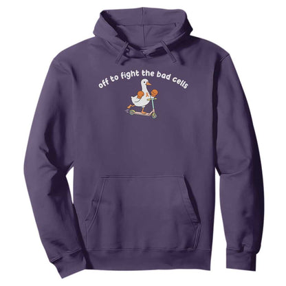 Funny Goose Leukemia Cancer Support Hoodie Off To Fight The Bad Cells