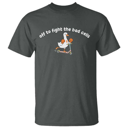 Funny Goose Leukemia Cancer Support T Shirt Off To Fight The Bad Cells