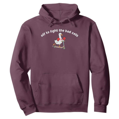 Funny Goose Blood Cancer Support Hoodie Off To Fight The Bad Cells