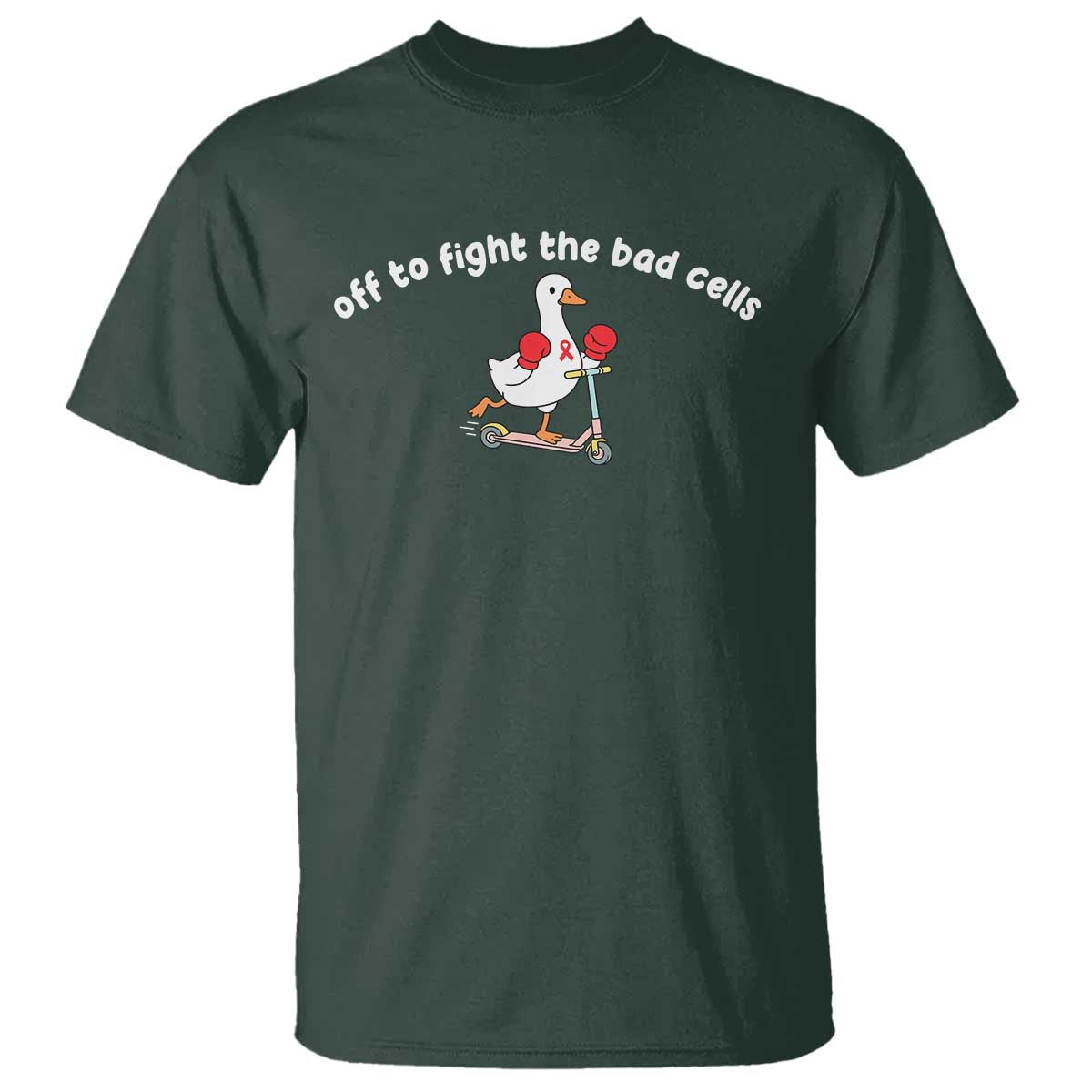Funny Goose Blood Cancer Support T Shirt Off To Fight The Bad Cells