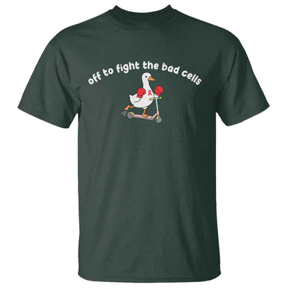 Funny Goose Blood Cancer Support T Shirt Off To Fight The Bad Cells