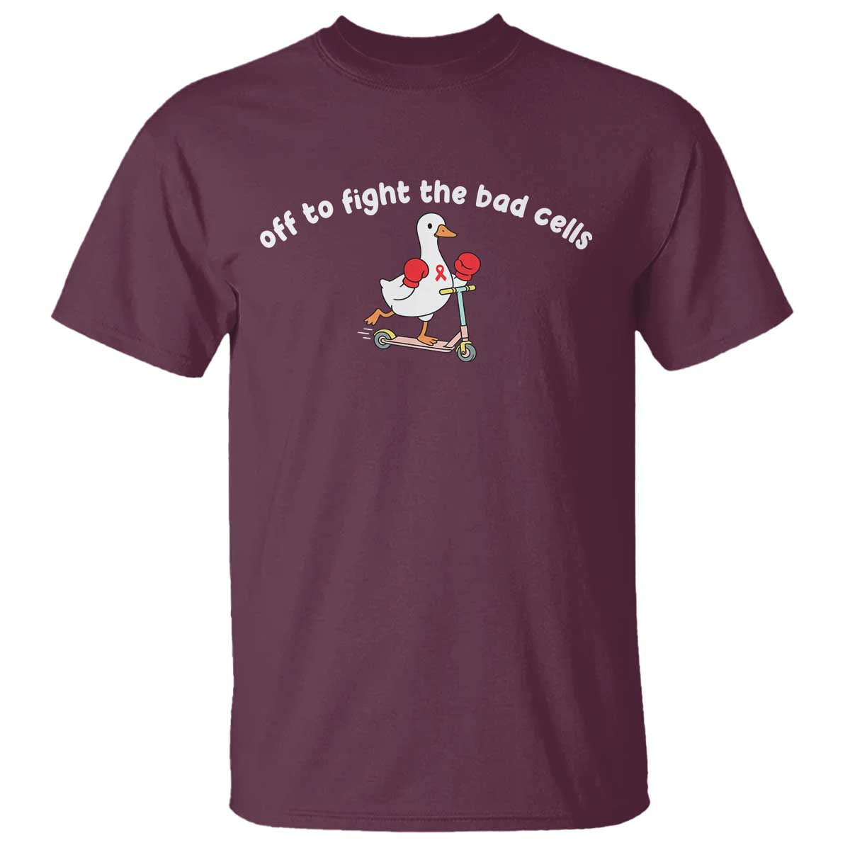 Funny Goose Blood Cancer Support T Shirt Off To Fight The Bad Cells