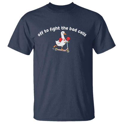 Funny Goose Blood Cancer Support T Shirt Off To Fight The Bad Cells