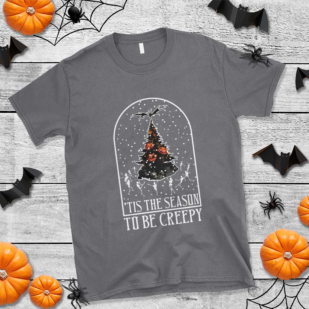 halloween-christmas-t-shirt-tis-the-season-to-be-creepy-xmas-tree-skeleton-snowy