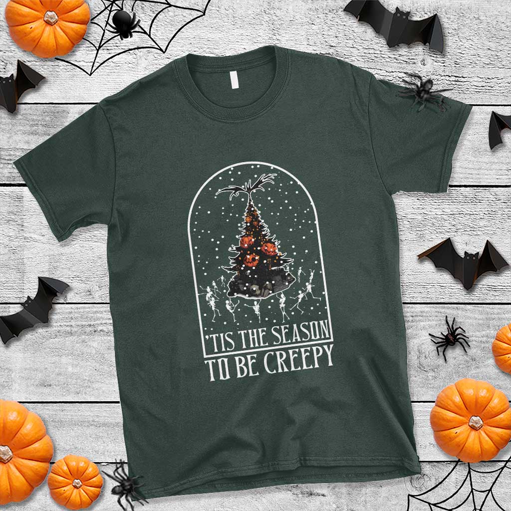 halloween-christmas-t-shirt-tis-the-season-to-be-creepy-xmas-tree-skeleton-snowy