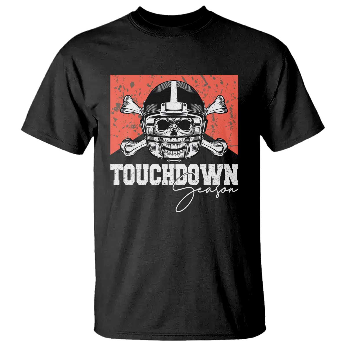 funny-american-football-t-shirt-touchdown-season-cowboy-skull-football-player-helmet