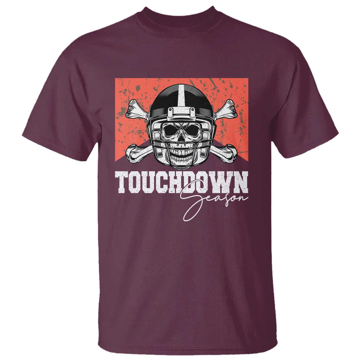 funny-american-football-t-shirt-touchdown-season-cowboy-skull-football-player-helmet